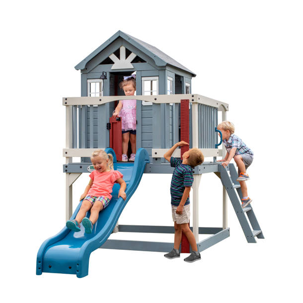 Backyard Discovery Echo Heights Cedar Playhouse with Kitchen & Reviews